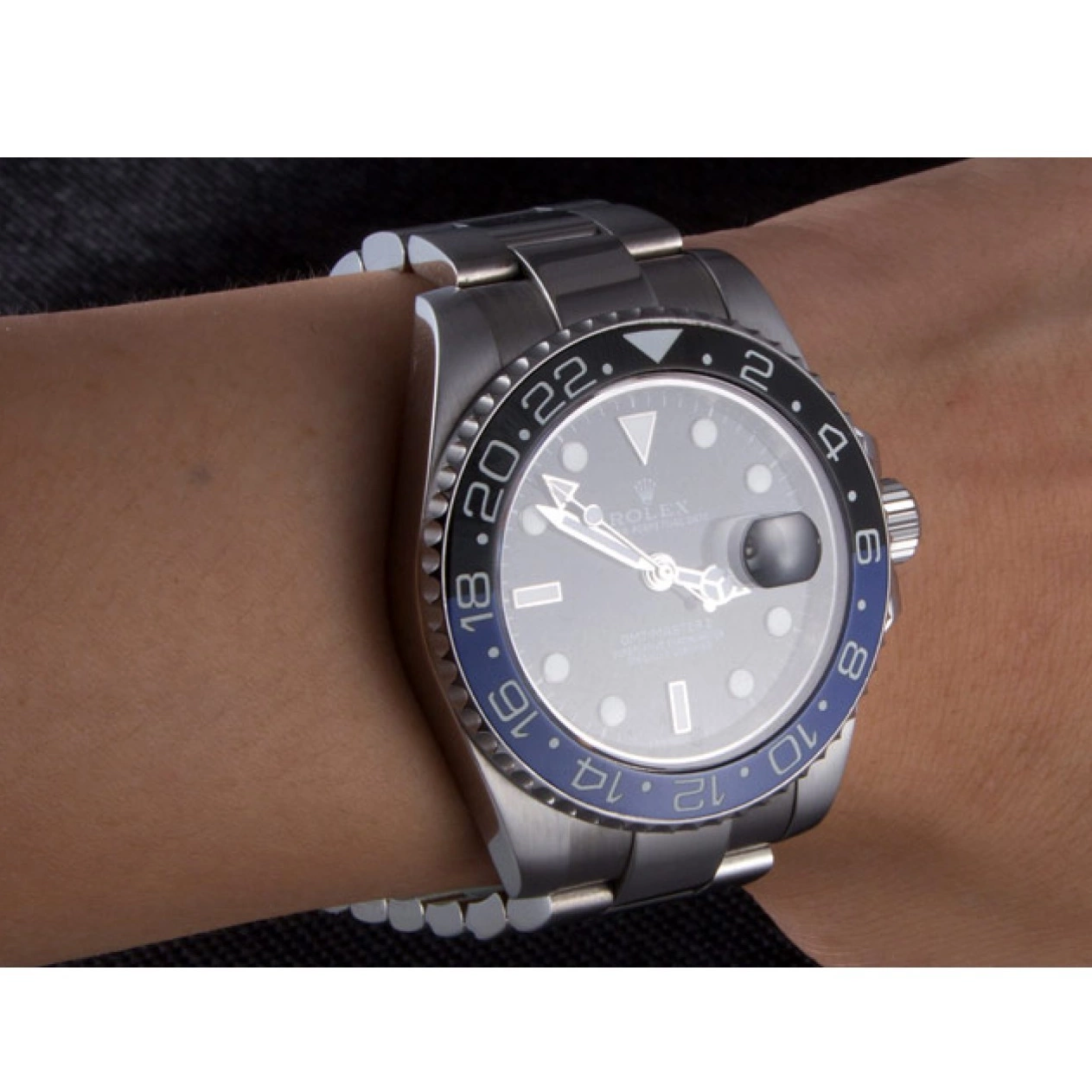 Good copy rolex watches 2013 GMT BLUE 621393 Rolex rl431 BLACK BEZEL II MASTER 0605